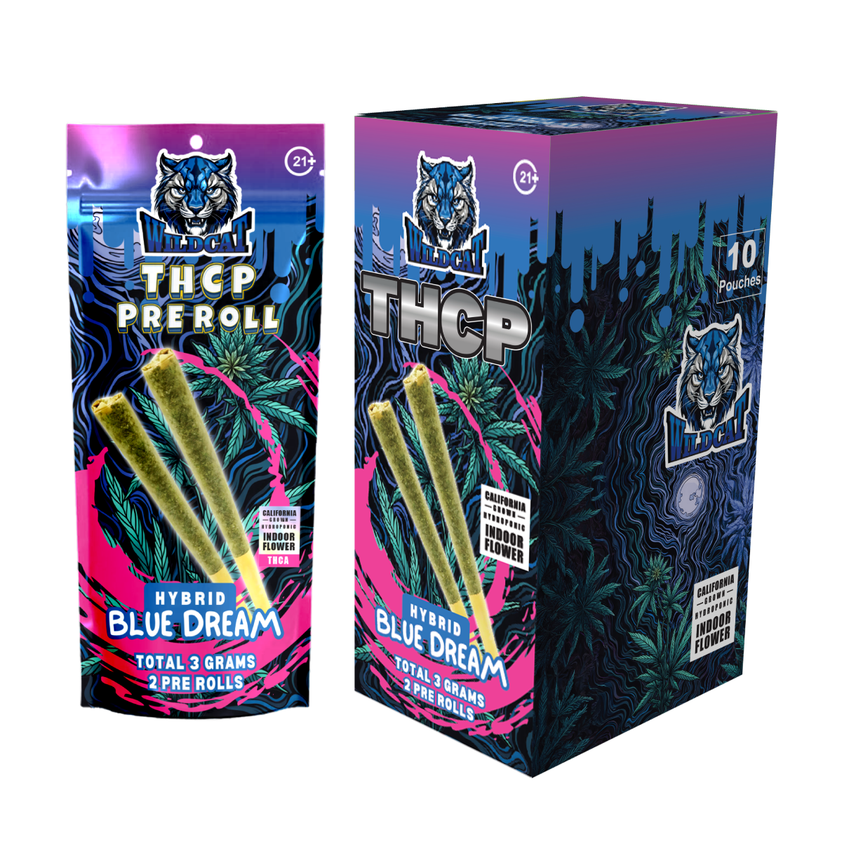 WILDCAT THCP PREROLL | 3GM PER PACK