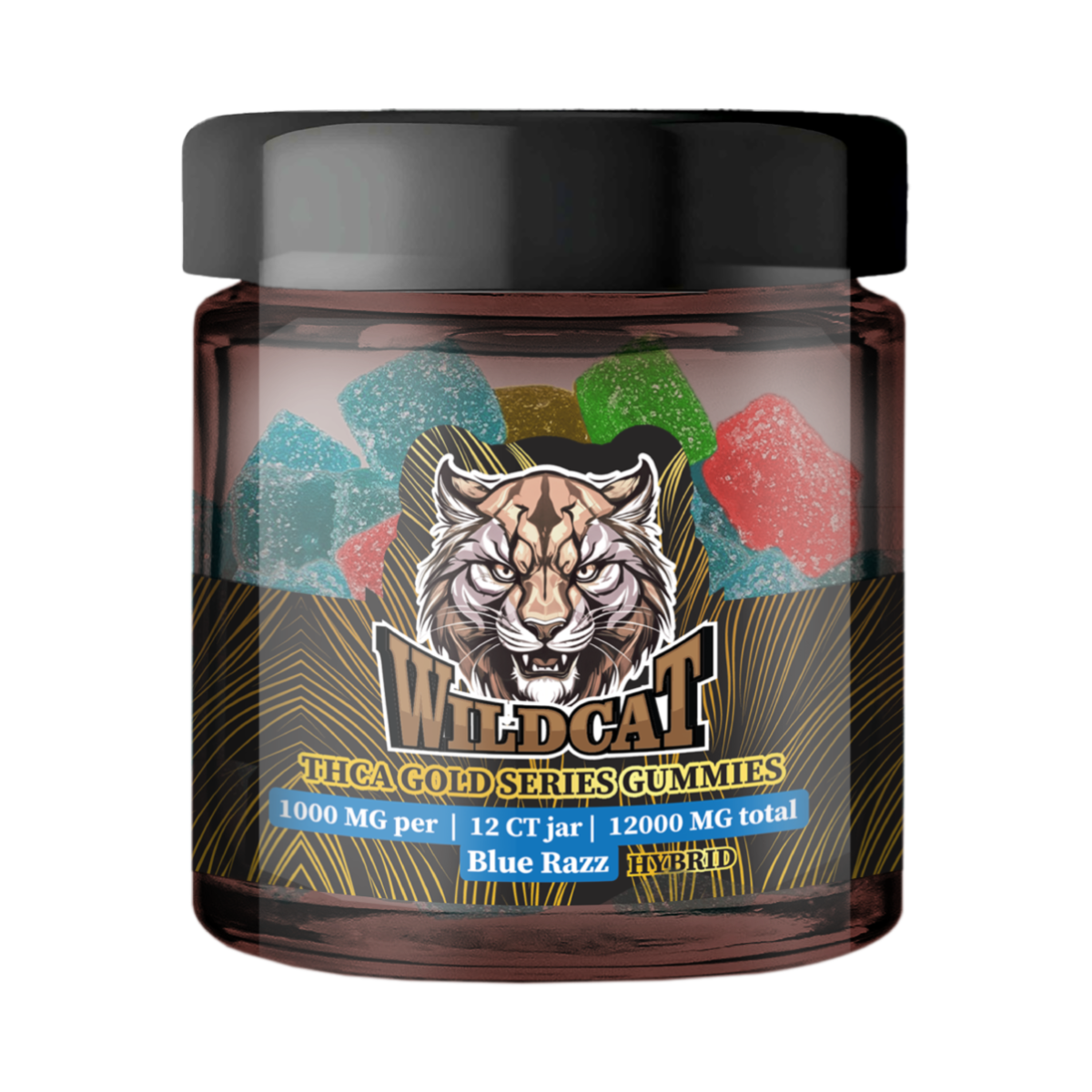 WILD CAT THCA GOLD SERIES 1000MG PER GUMMY