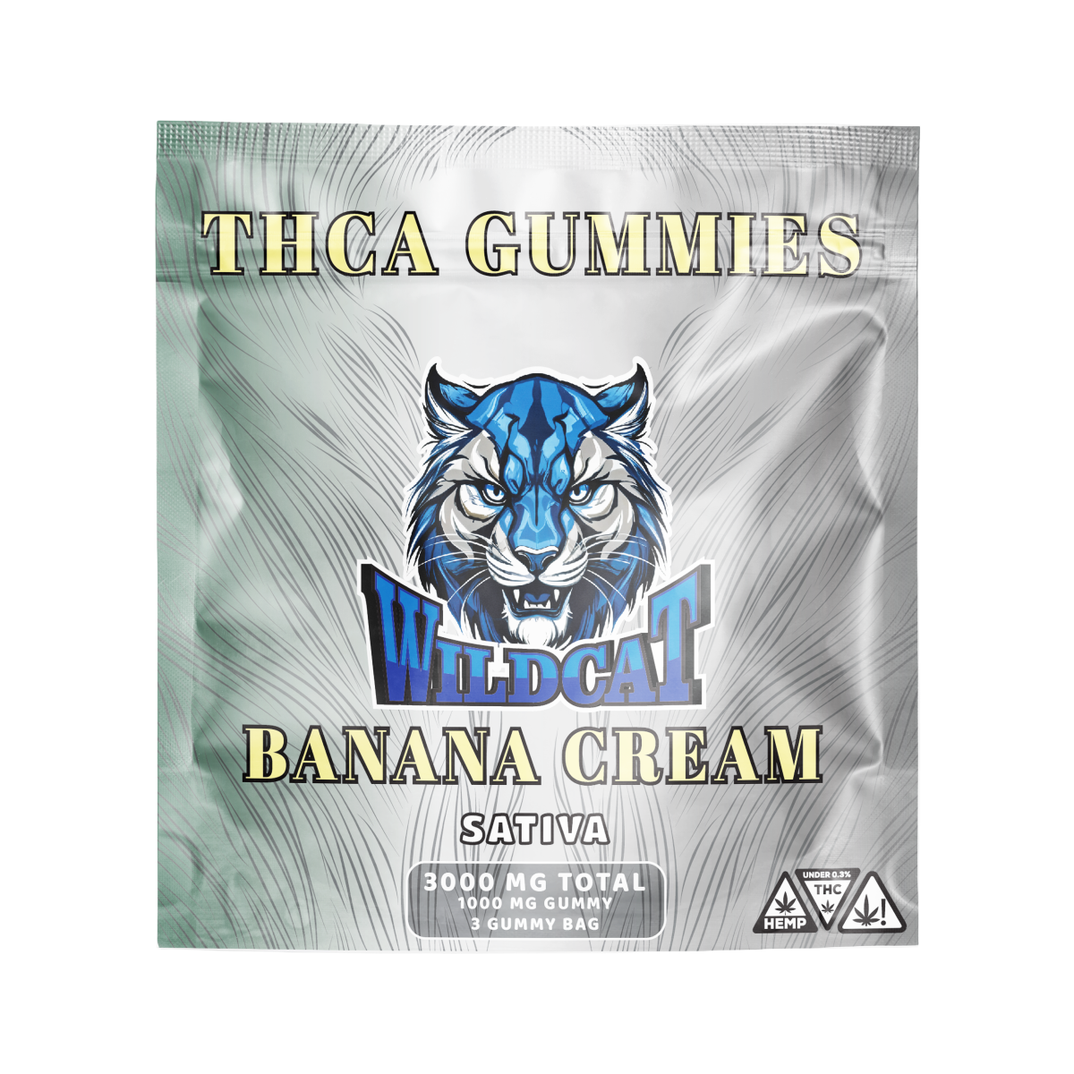 WILDCAT THC-A GUMMIES | 3000MG PER GUMMY