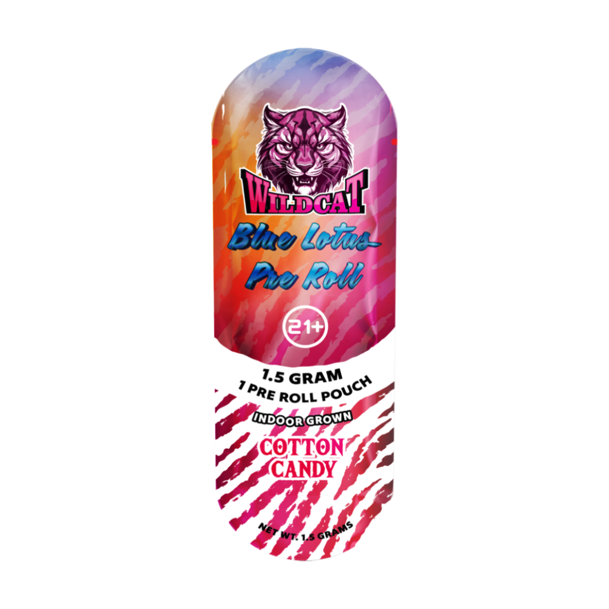 WILDCAT BLUE LOTUS 1.5GM PREROLL | 3 FLAVORS IN BOX |