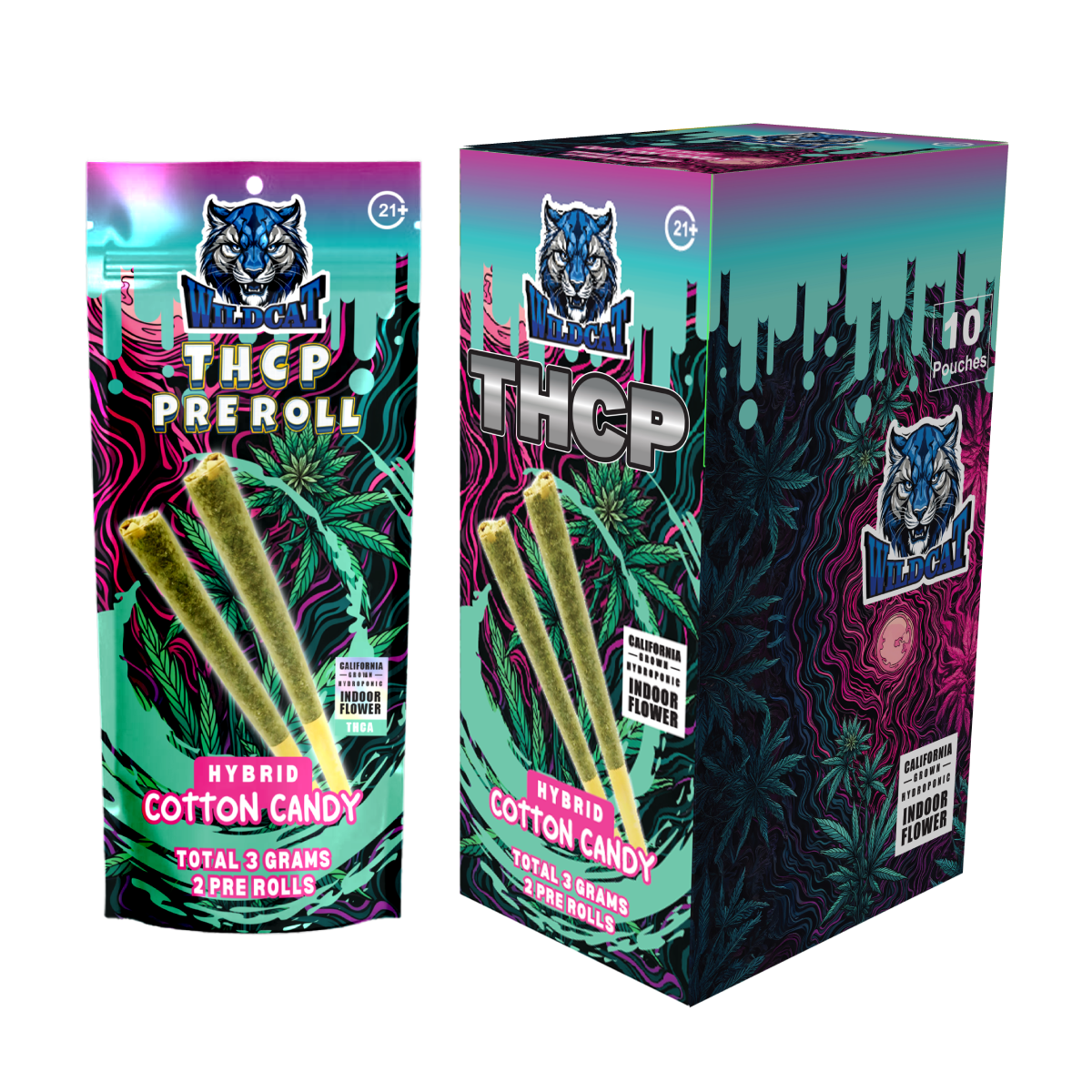 WILDCAT THCP PREROLL | 3GM PER PACK