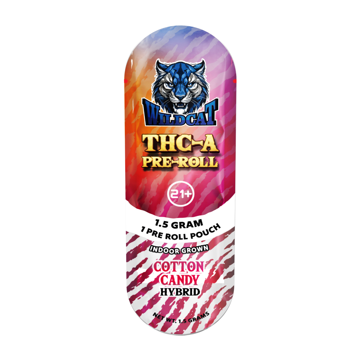 WILDCAT THC-A 1.5GM PREROLL | 3 FLAVORS IN BOX | 10CT PER FLAVOR