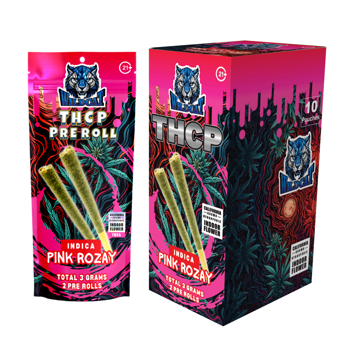 WILDCAT THCP PREROLL | 3GM PER PACK