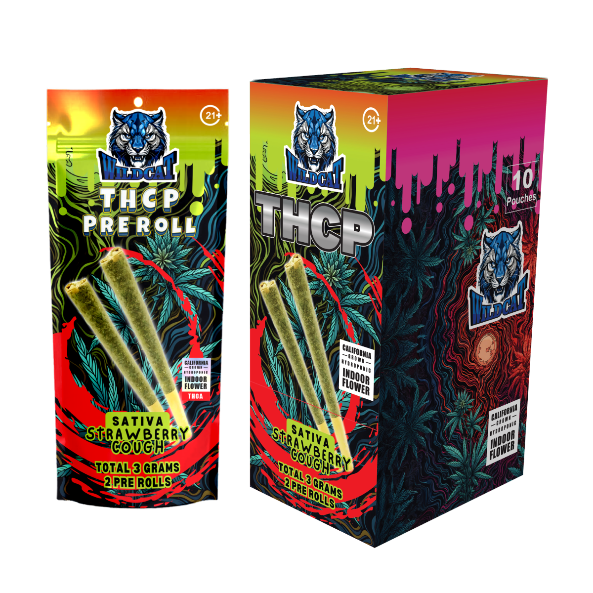 WILDCAT THCP PREROLL | 3GM PER PACK