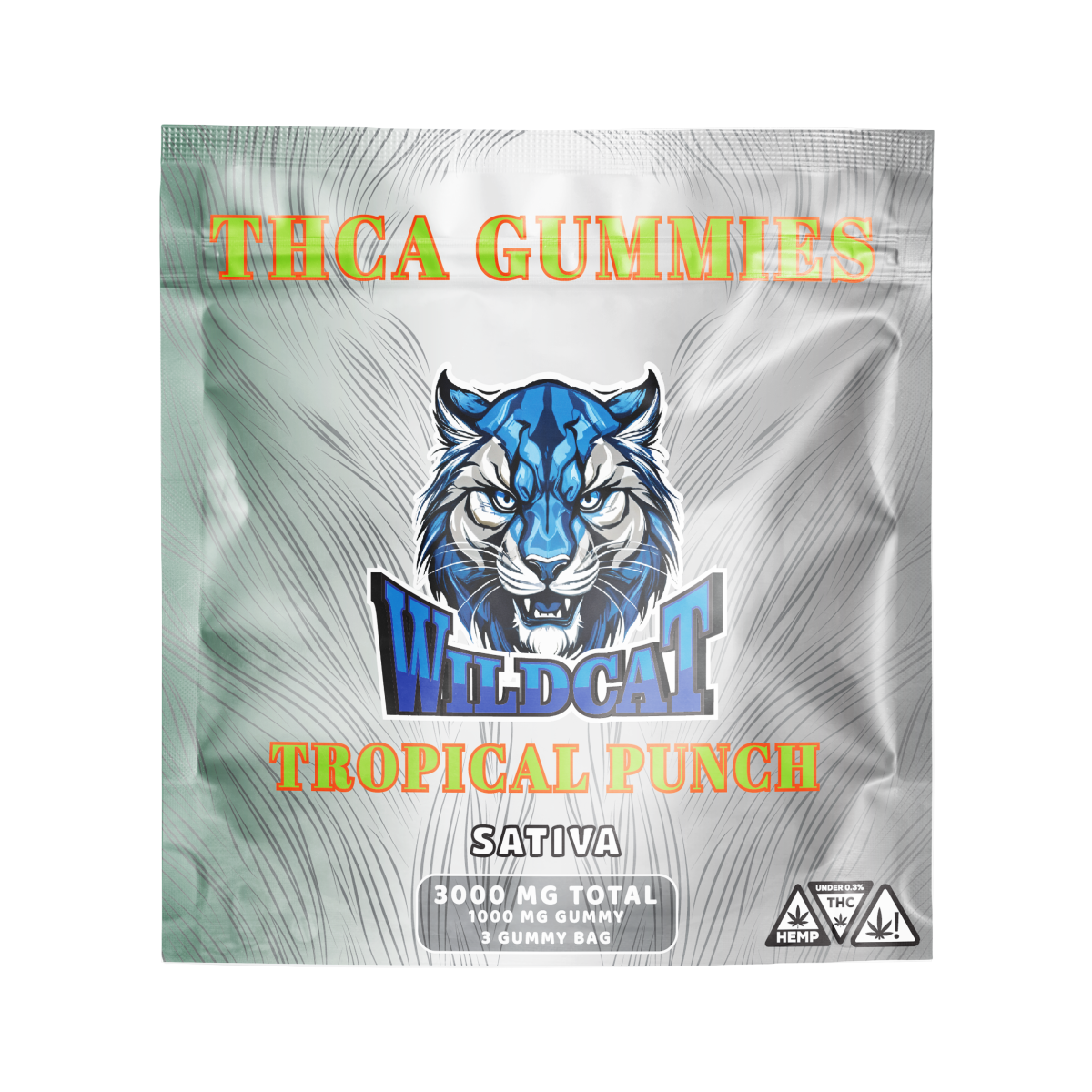 WILDCAT THC-A GUMMIES | 3000MG PER GUMMY