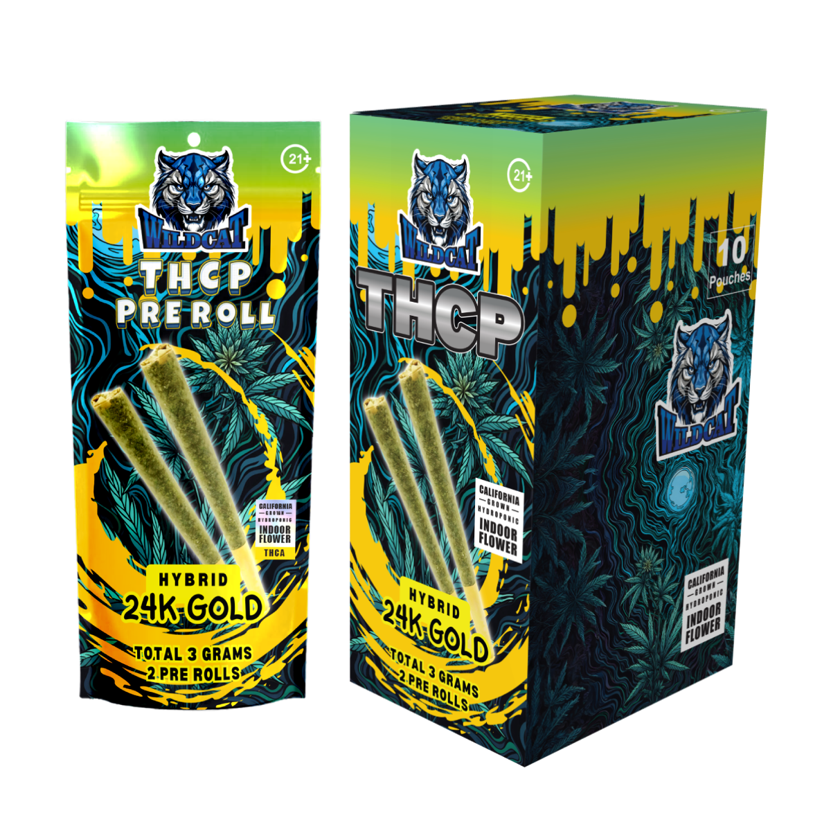 WILDCAT THCP PREROLL | 3GM PER PACK