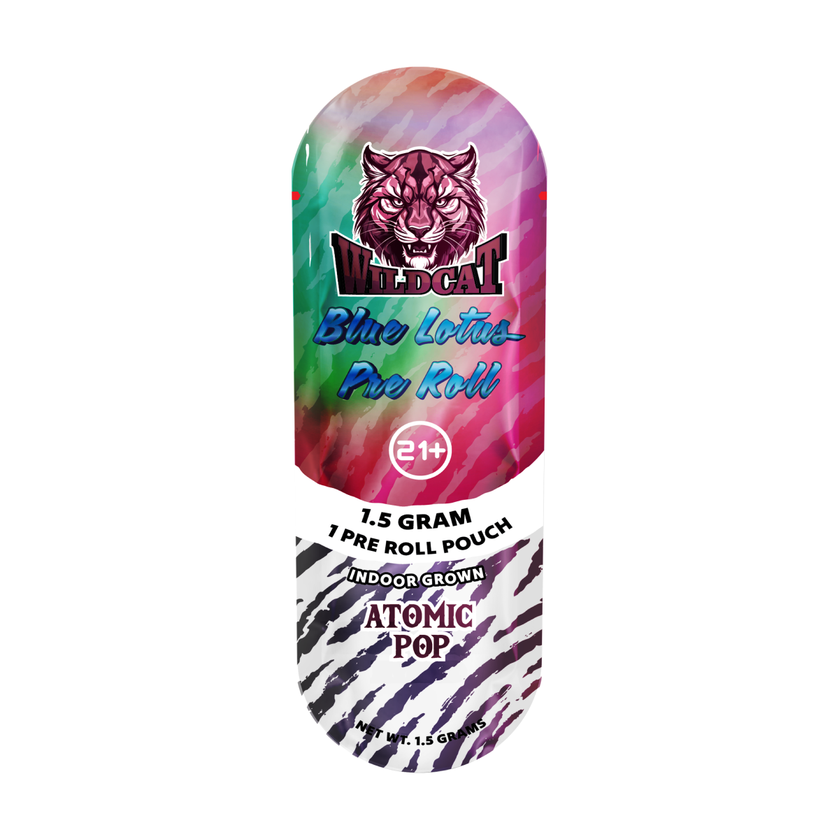 WILDCAT BLUE LOTUS  1.5GM PREROLL | 3 FLAVORS IN BOX |