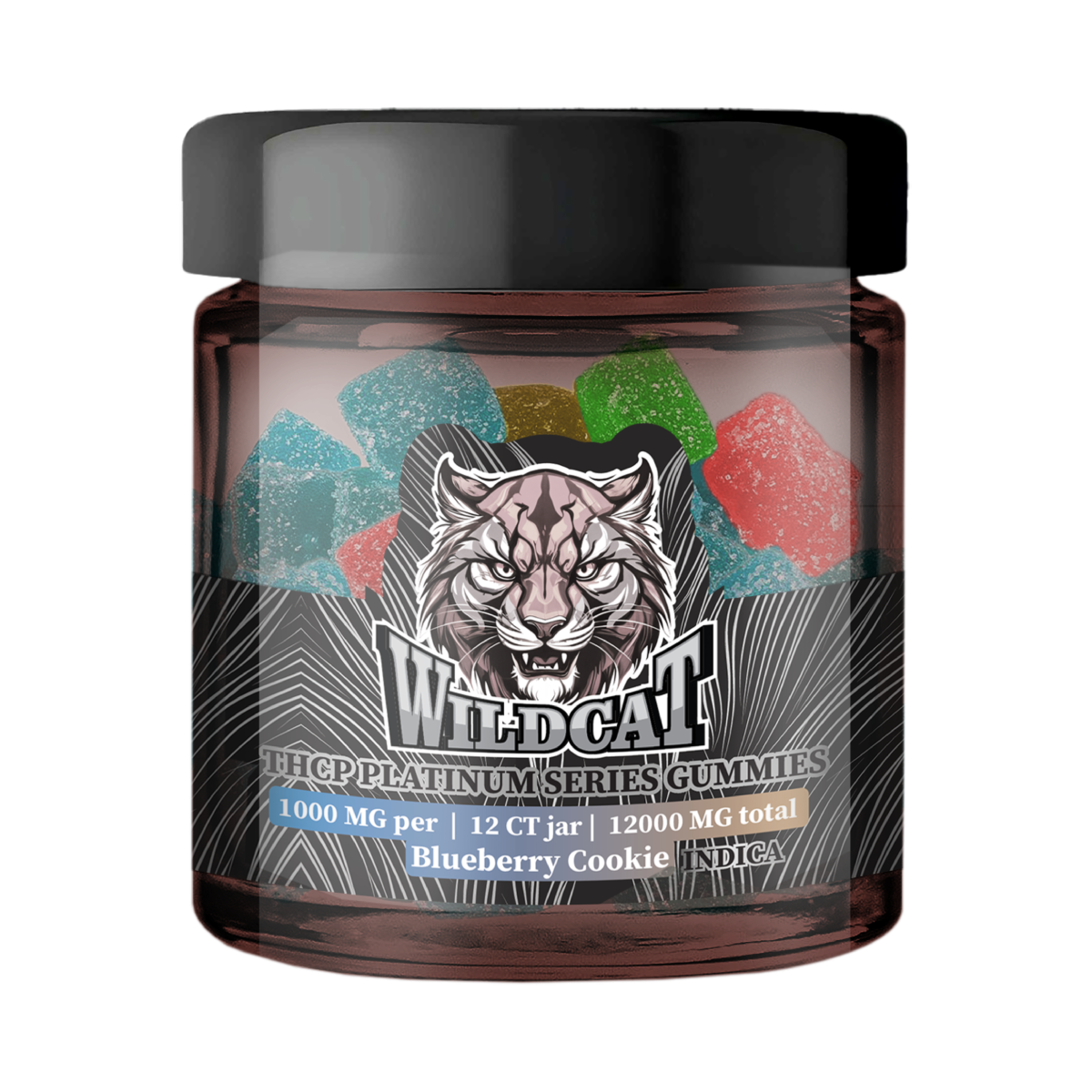 WILD CAT  THCP PLATINUM SERIES GUMMIES 1000MG PER GUMMY