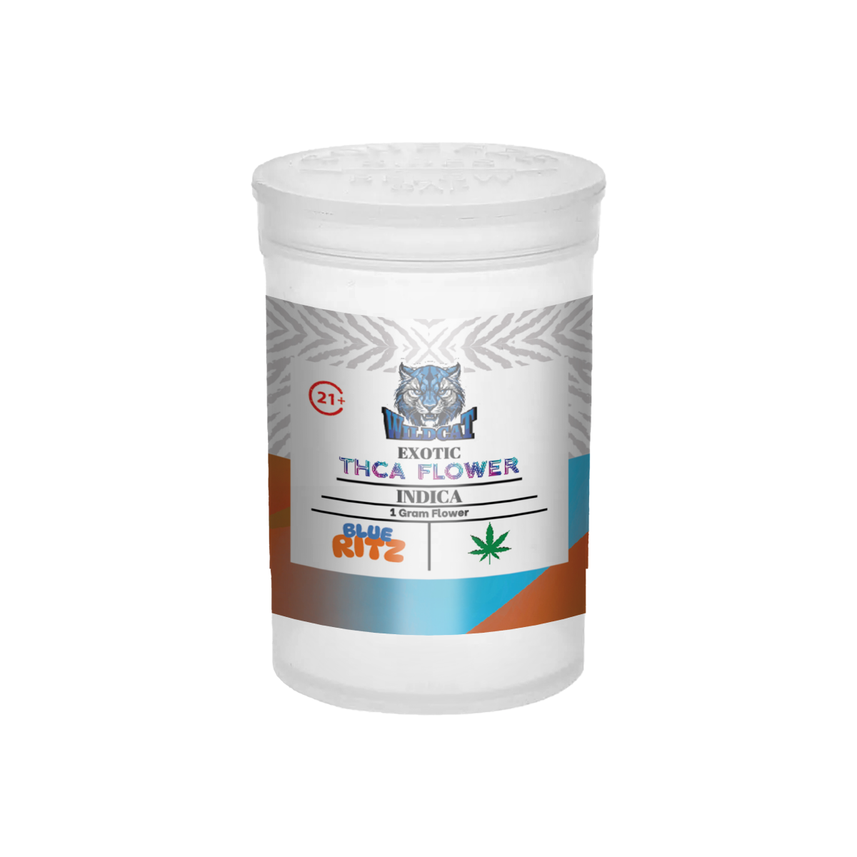 WILD CAT EXOTIC THCA FLOWER | 1GM FLOWER POPTOP JAR