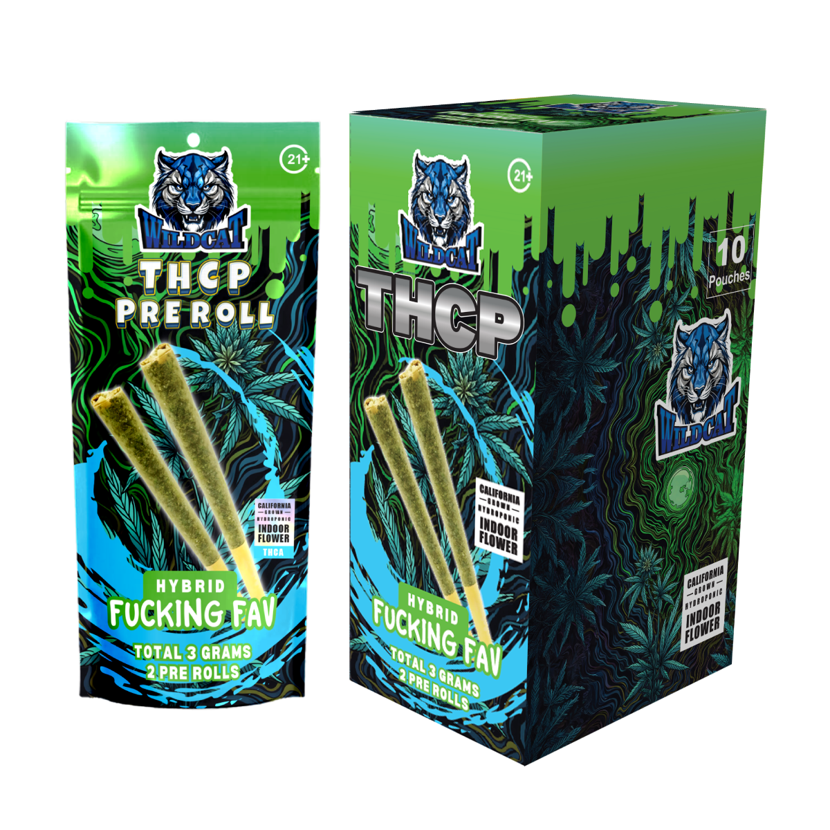 WILDCAT THCP PREROLL | 3GM PER PACK