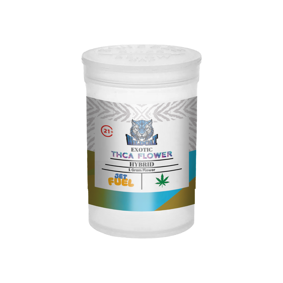 WILD CAT EXOTIC THCA FLOWER | 1GM FLOWER POPTOP JAR