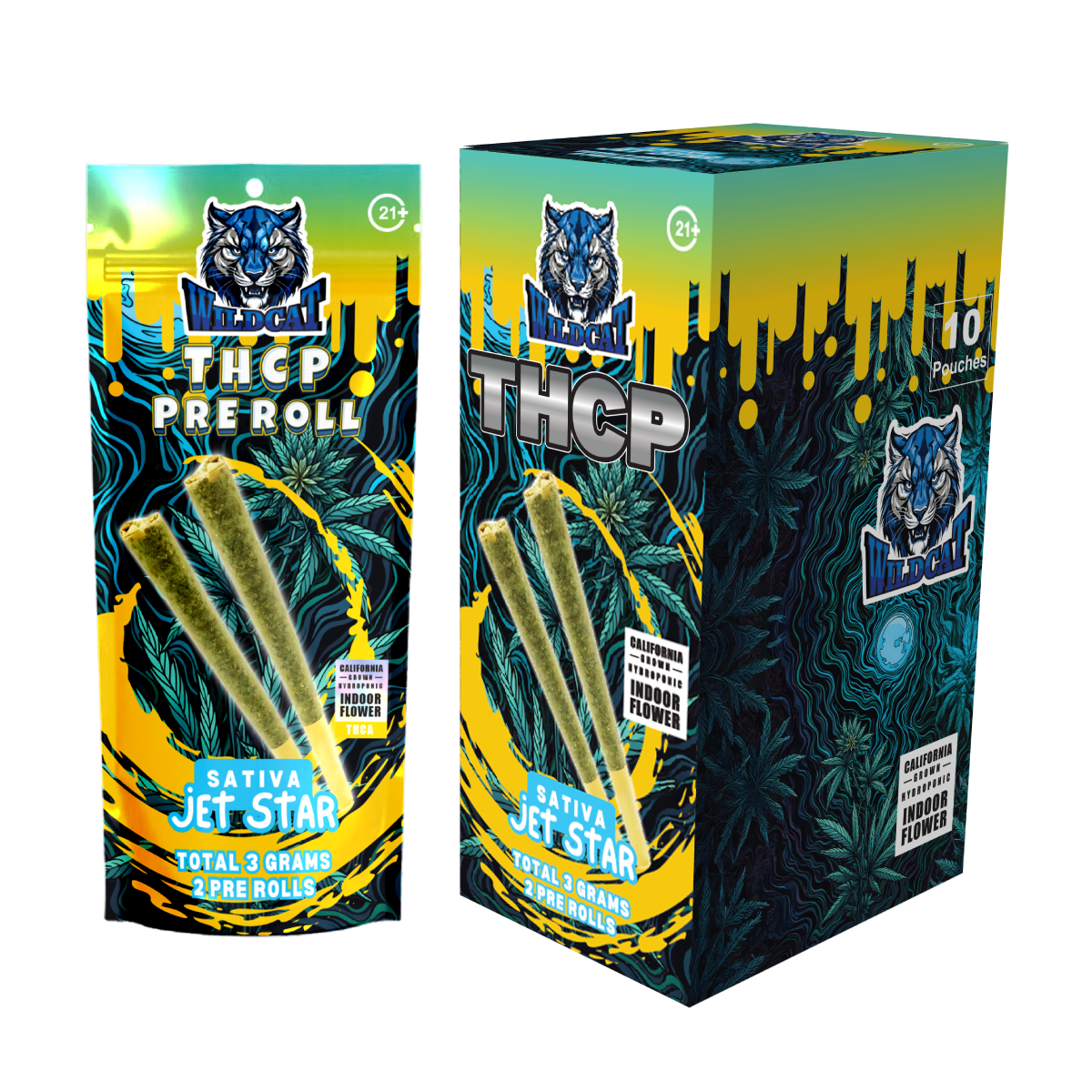 WILDCAT THCP PREROLL | 3GM PER PACK