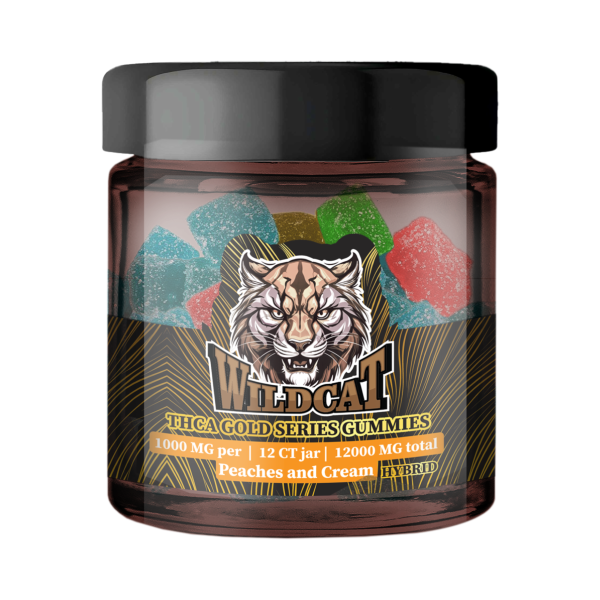 WILD CAT THCA GOLD SERIES 1000MG PER GUMMY