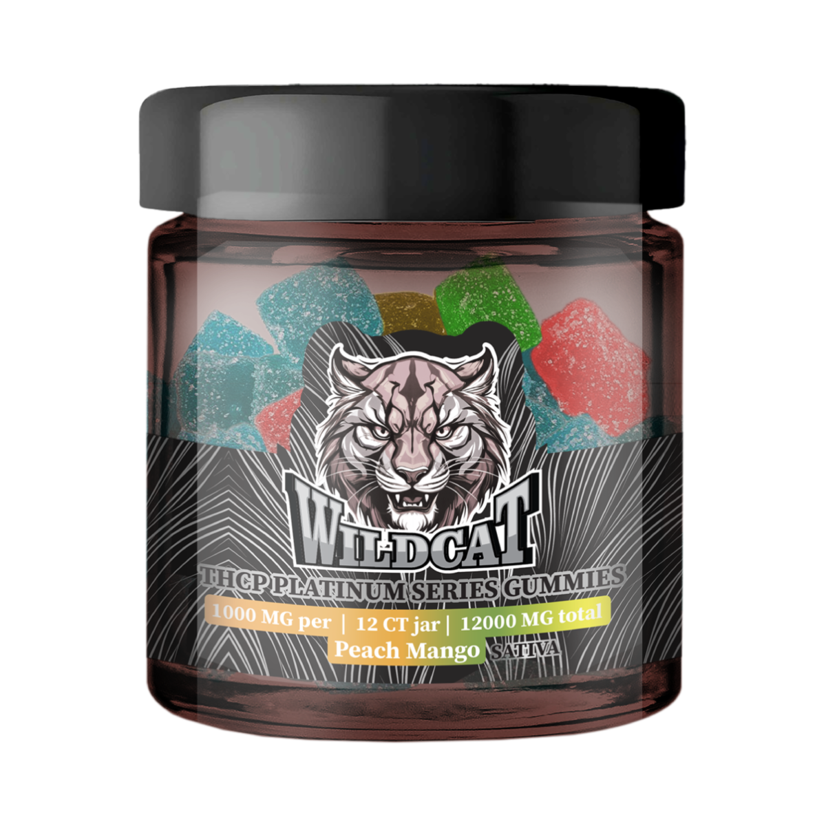 WILD CAT  THCP PLATINUM SERIES GUMMIES 1000MG PER GUMMY