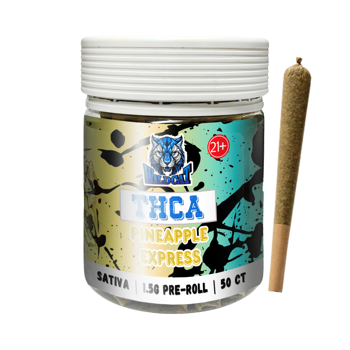 THCA PRE ROLL 50 CT JAR