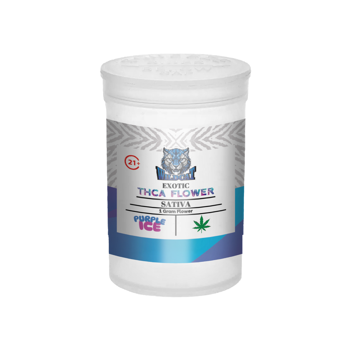 WILD CAT EXOTIC THCA FLOWER | 1GM FLOWER POPTOP JAR