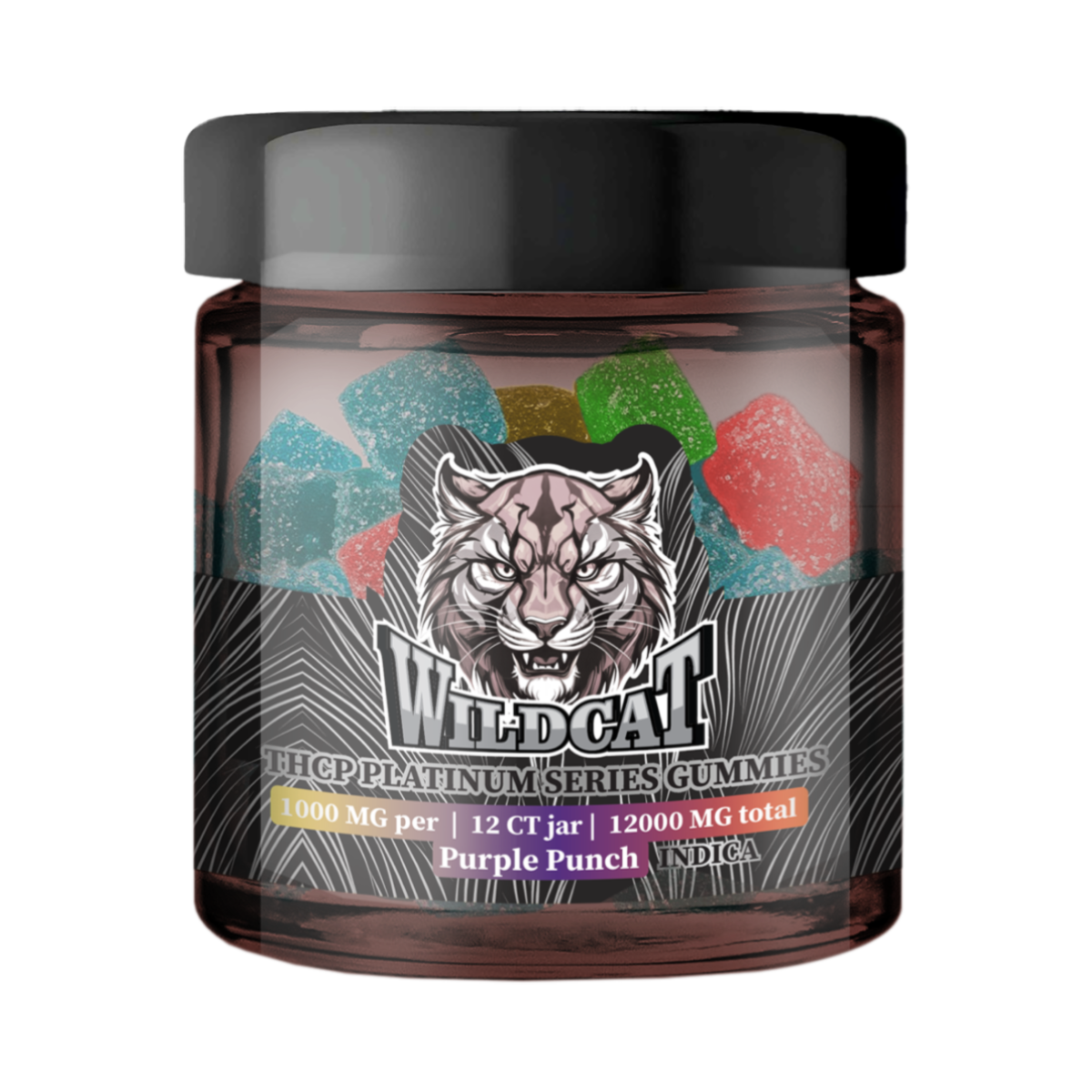 WILD CAT  THCP PLATINUM SERIES GUMMIES 1000MG PER GUMMY