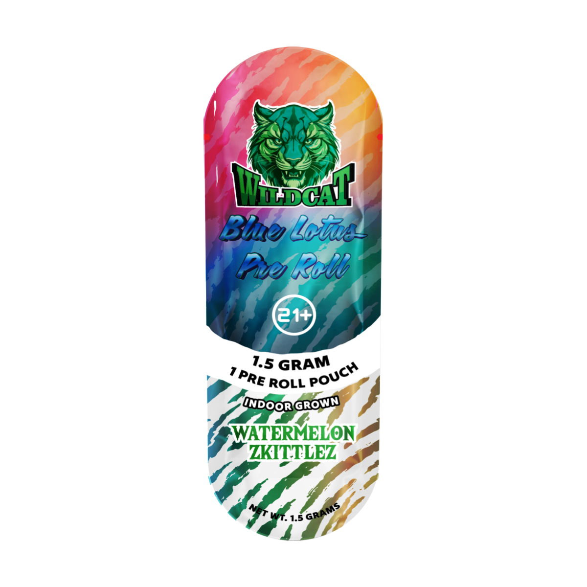 WILDCAT BLUE LOTUS  1.5GM PREROLL | 3 FLAVORS IN BOX |