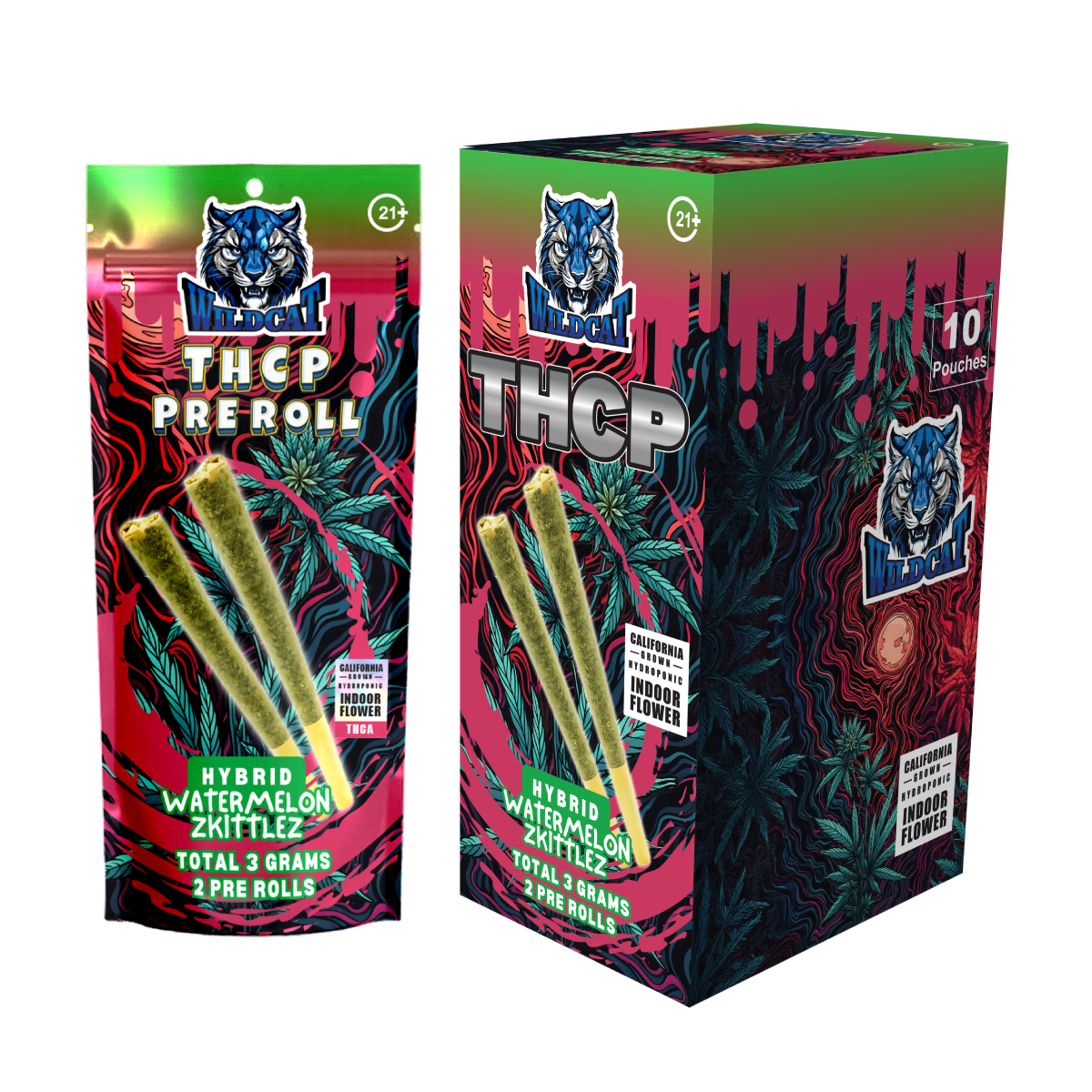 WILDCAT THCP PREROLL | 3GM PER PACK